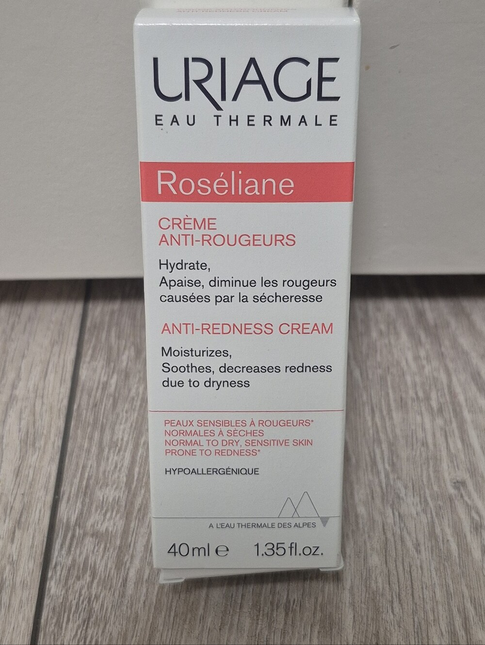 Uriage Eau Thermale Roséliane Anti-Redness Cream 40ml NEW SEALED EXP 08/2027